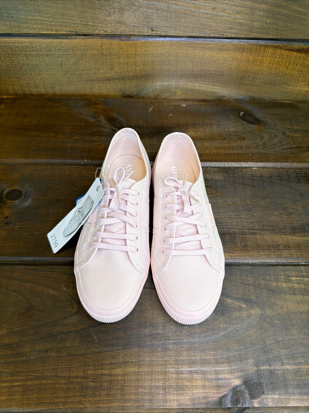 NEW Superga 2750 Cotu Classic Light Pink Sneakers Casual Shoes Women Sz 8.5/39.5